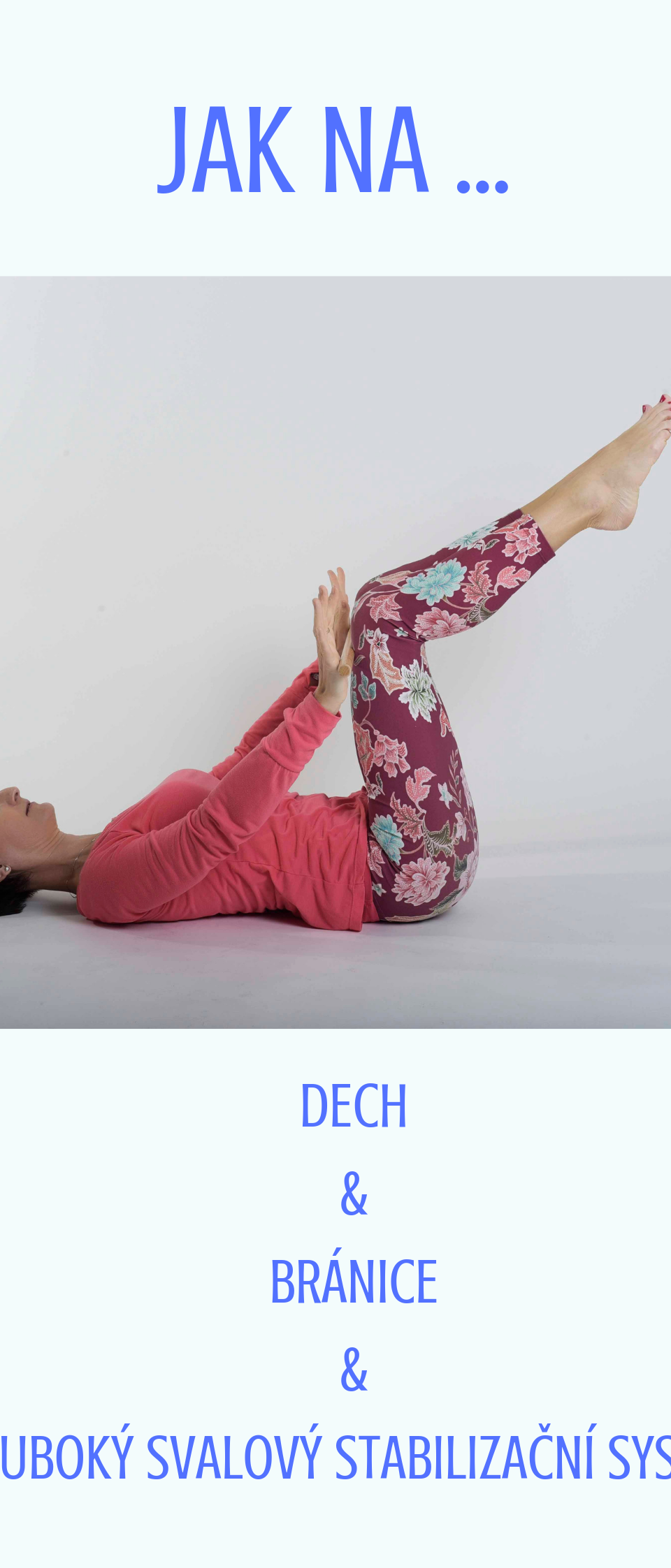 Woman practicing breathing